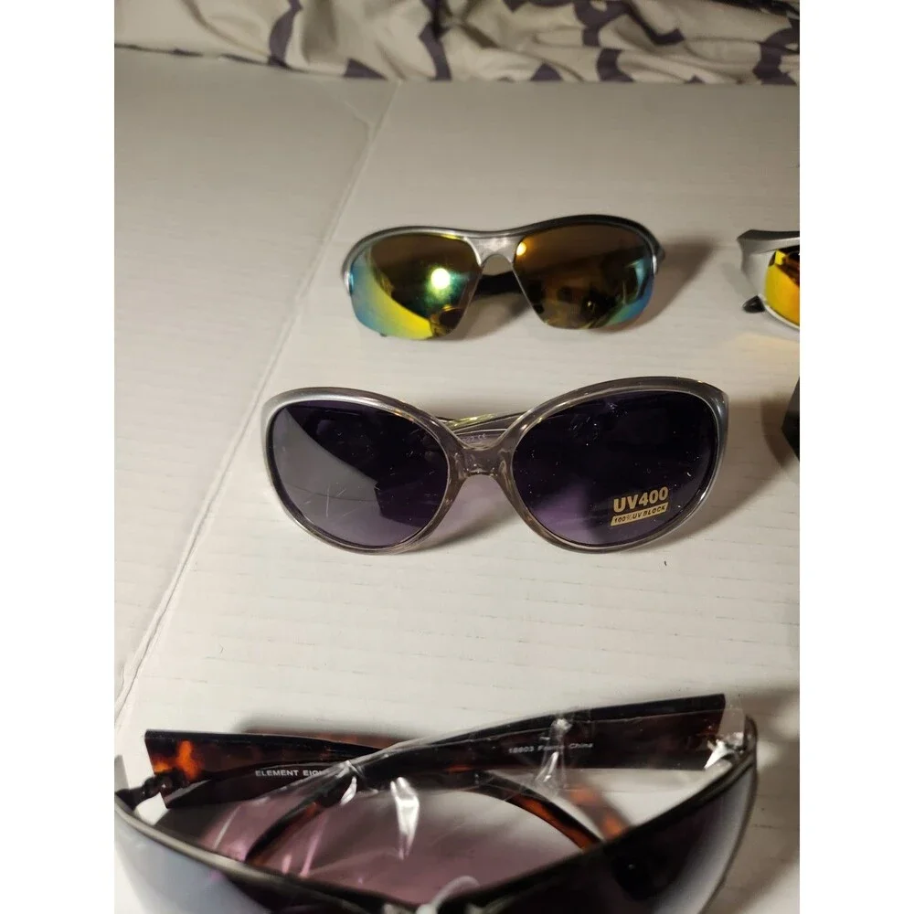 Lot of 12 New Sunglasses UV400 Category 3 – Vertex (VRX) & Element 8 All New